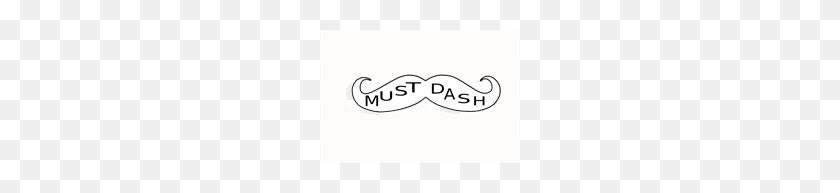 200x133 Free Mustache Clipart Png, Mustache Icons - Mustache Clipart Black And White