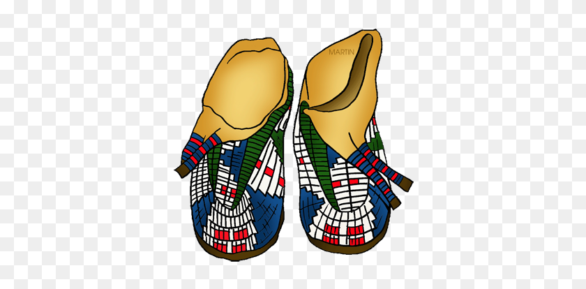 360x354 Free Native American Moccasins Clip Art - Moccasins Clipart