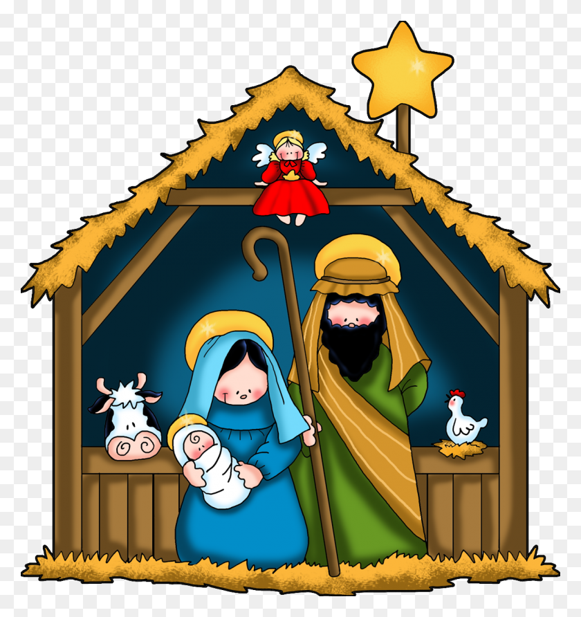 1125x1200 Free Nativity Clipart - Stained Glass Window Clipart
