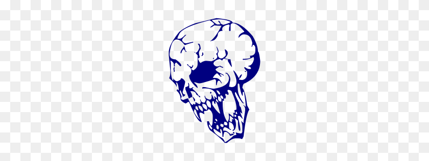 256x256 Free Navy Skull Cliparts Download Free Clip Art Free Clipart - Skull Clipart
