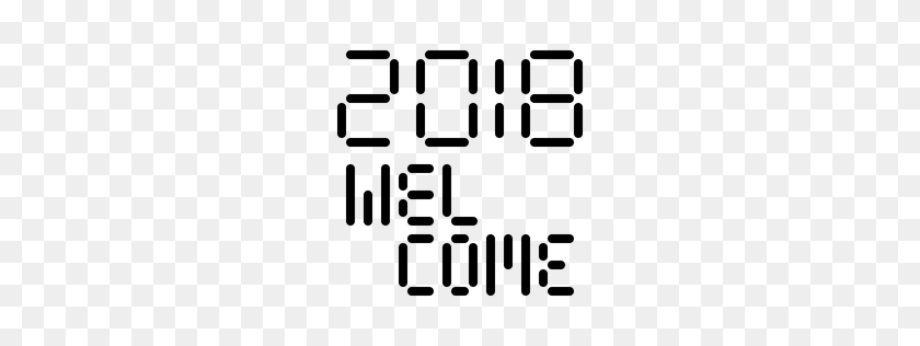 256x256 Free New Year Icon Download Png - New Year 2018 PNG