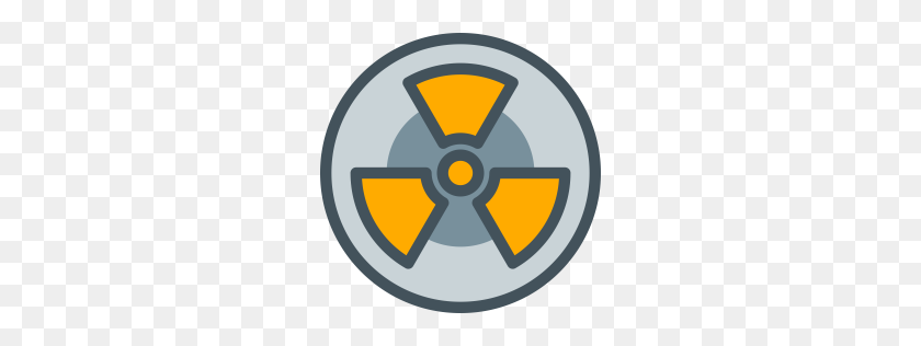 256x256 Descarga De Icono De Nuclear Gratis Png - Símbolo Nuclear Png