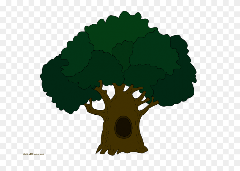 822x567 Free Oak Tree Clip Art Tree - Oak Clipart