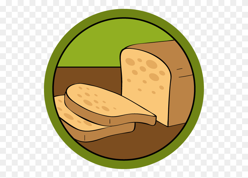 542x542 Free Online Bread Class - Loaf Of Bread Clipart