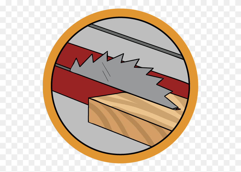 542x542 Free Online Table Saw Class - Woodshop Clipart