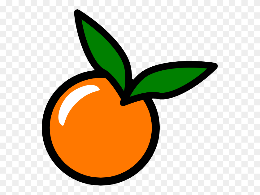 569x569 Free Orange Clipart Fruit Clip Art - Vegetarian Clipart
