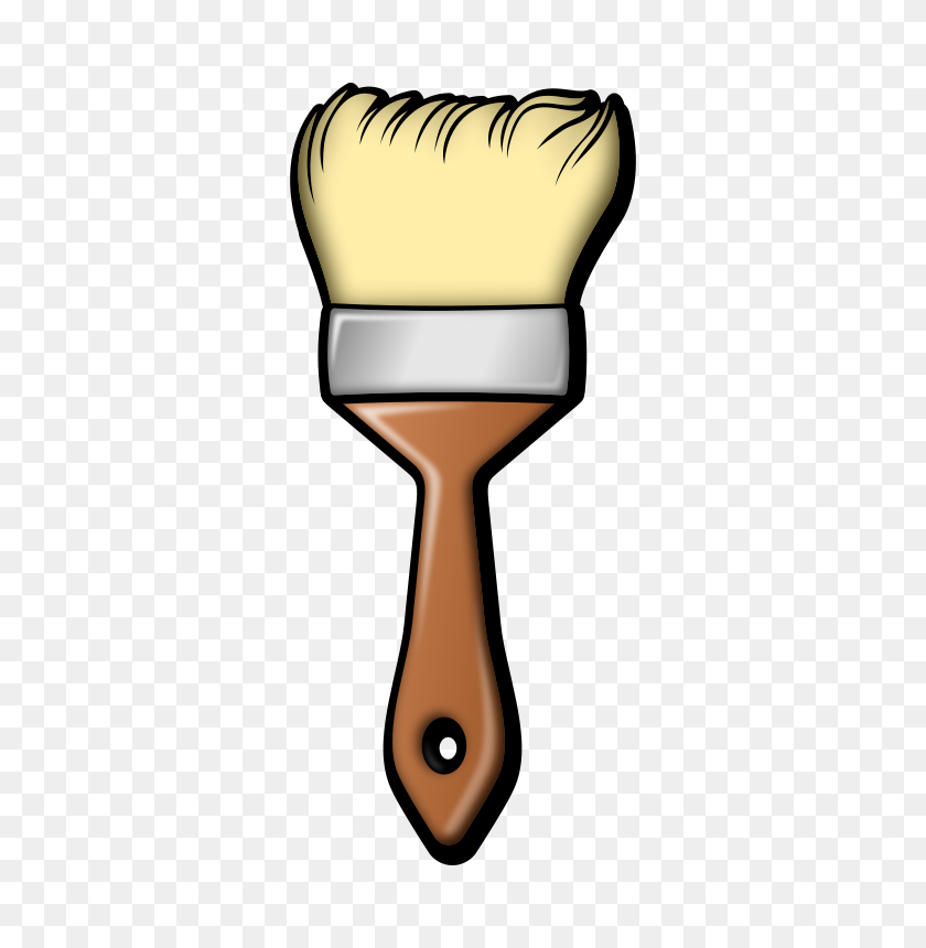 364x800 Free Paint Brush Clipart - Gold Paint Stroke PNG