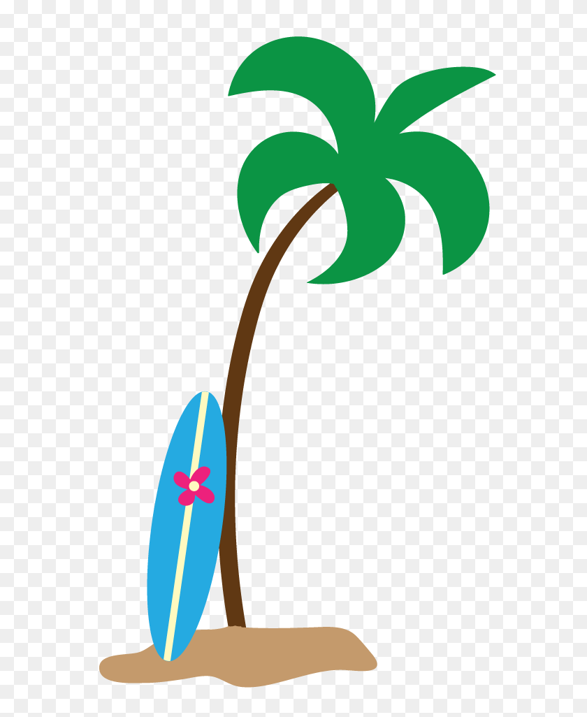 599x966 Free Palm Tree Clipart - Pineapple Top Clipart