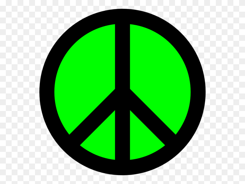 570x570 Бесплатный Клип-Арт О Знаке Мира Для Использования Ресурса - Мирный Клипарт