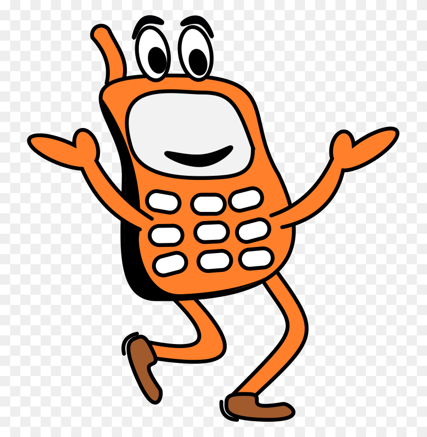 733x800 Бесплатный Клипарт Для Телефонов - Клипарт Rotary Phone