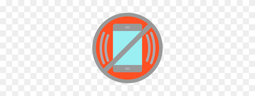 256x256 Free Phone Not Allowed Icon Download Png - Not Allowed PNG