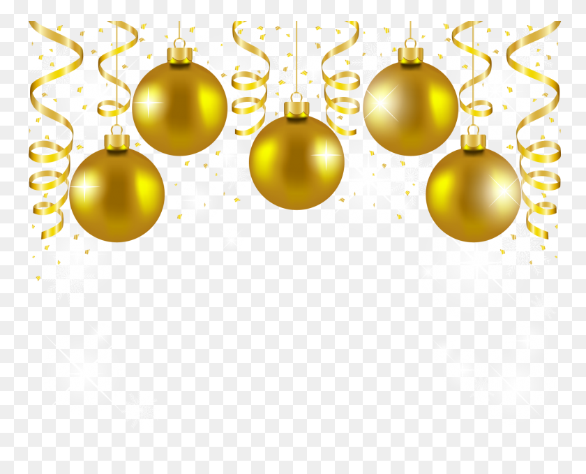1680x1335 Free Photo Christmas Gold Balls - Gold Glitter Background PNG