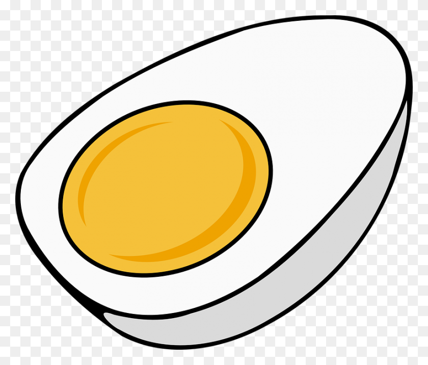 855x720 Foto Gratis De Alimentos En Rodajas Yema De Huevo Cocida Cocida Medio Huevo - Sunny Side Up Egg Clipart
