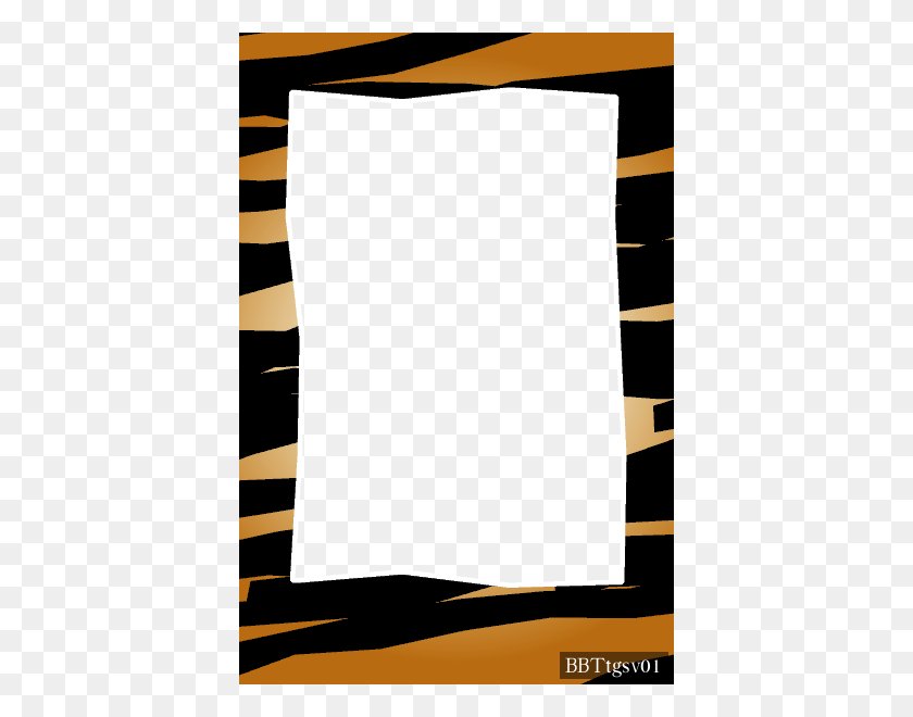 400x600 Free Photo Greeting Card Templates Brown Bottle Tiger Stripes - Striped Border Clipart