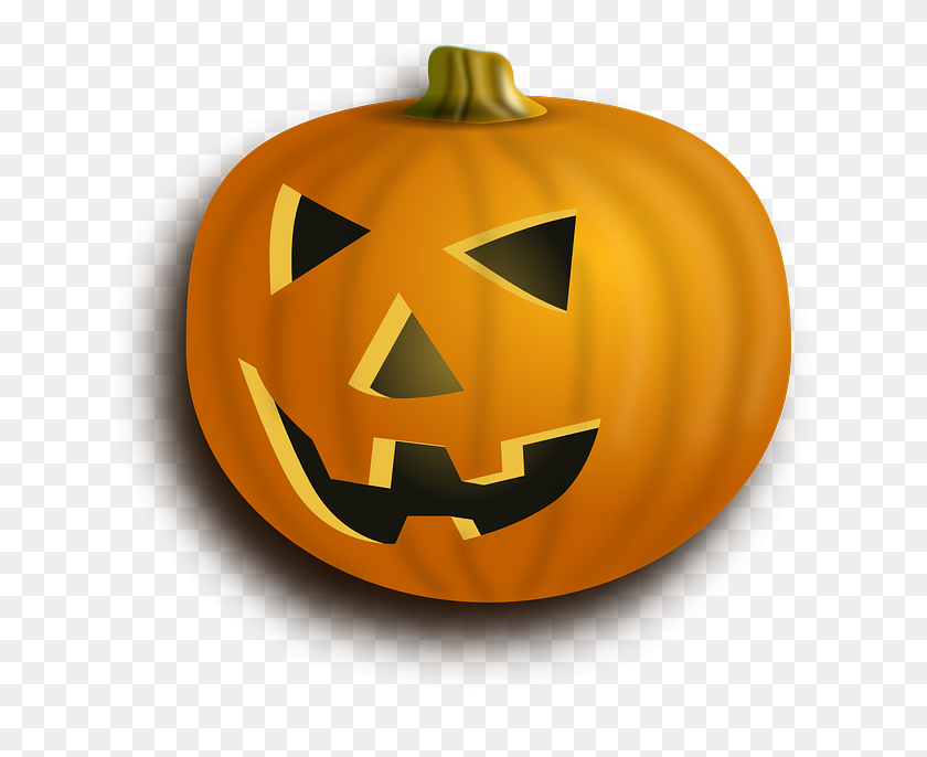 640x626 Foto Gratis De Halloween De Miedo Jack O 'Lantern Cara De Calabaza Malvada - Cabeza De Calabaza Png