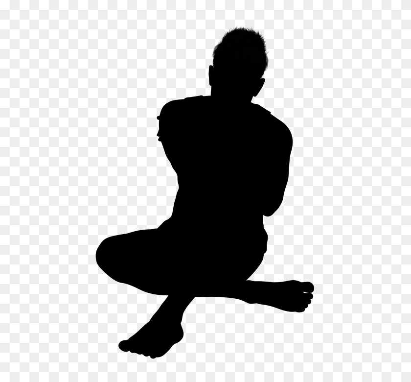 515x720 Free Photo Male Slim Sitting Man Casual Silhouette - Sitting Silhouette PNG