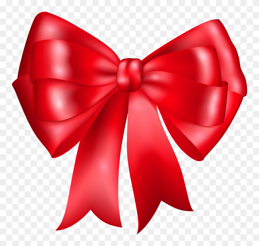 8000x7559 Free Photo Red Bow - Wrapping Paper Clipart