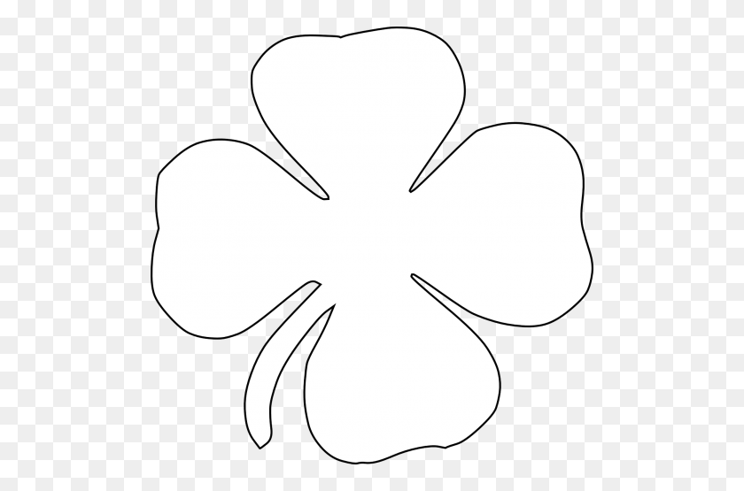 500x495 Free Photos Basic Clover Outline Search, Download - Water Drop Clipart Black And White