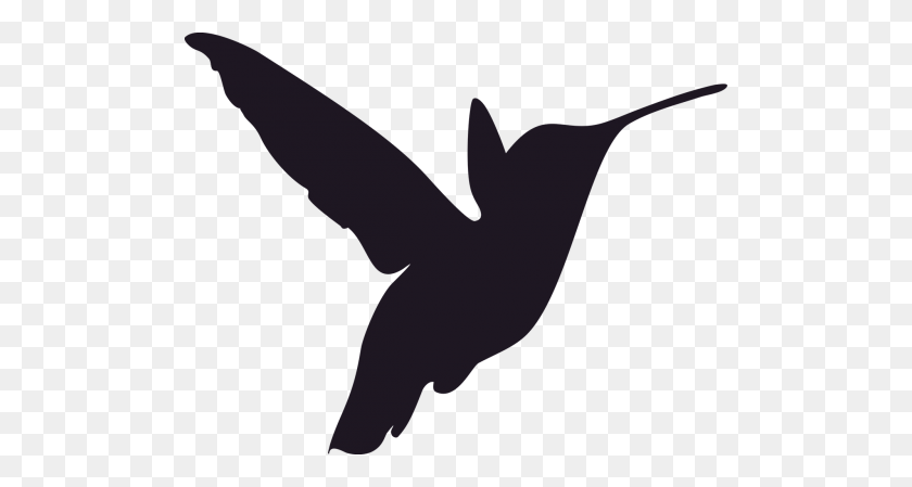 500x389 Бесплатные Фотографии Bird Silhouette Search, Download - Hummingbird Clipart Black And White