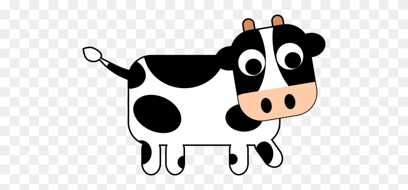 500x332 Imágenes Gratuitas De Dibujos Animados De Vaca Búsqueda, Descarga - Clipart De Manchas De Vaca