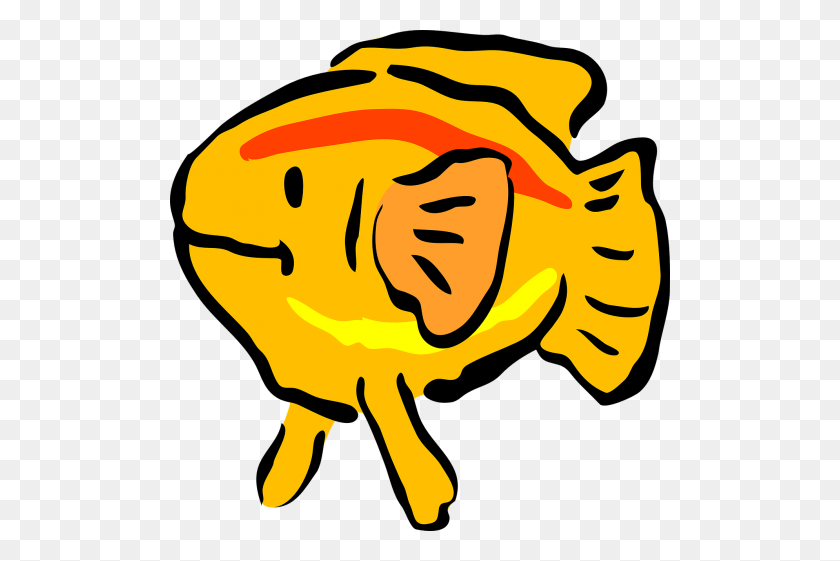 500x501 Fotos Gratis Goldfish Outline In Color Search, Download - Twinkie Clipart