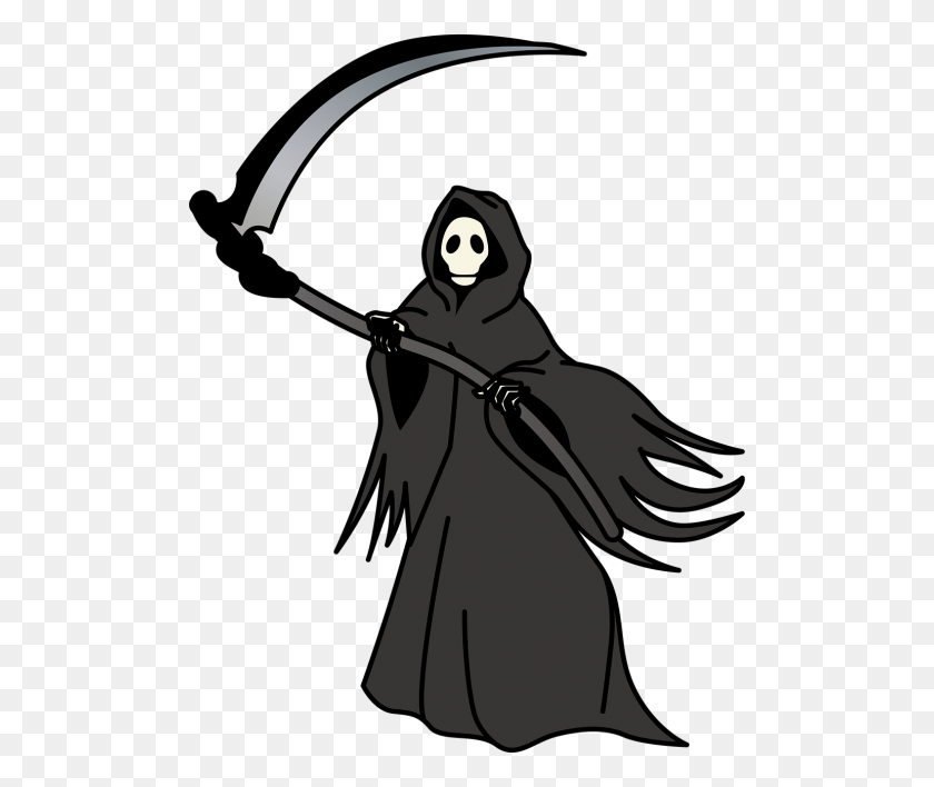 500x648 Free Photos Grim Reaper Search, Download - Grim Reaper Clipart Black And White