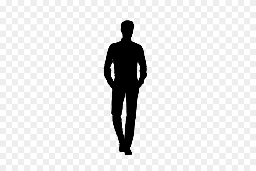 500x500 Free Photos Man Walking Silhouette Clipart Search, Download - Human Silhouette PNG
