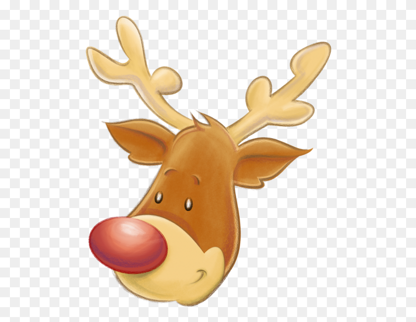 500x590 Free Photos Rudolph The Red Nosed Reindeer Search, Download - Elk Skull Clipart