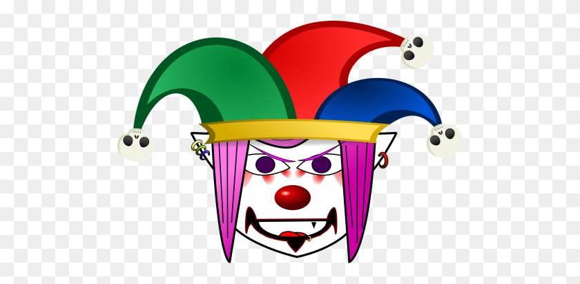 Imágenes gratuitas de Scary Evil Clown en una búsqueda de edificios, descarga - Scary Clown Clipart