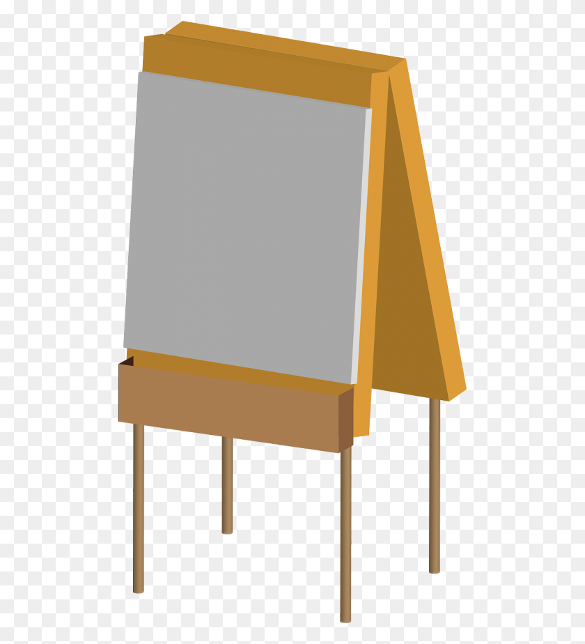 500x864 Free Photos Small Easel With A Blank Canvas Search, Download - Paint Easel Clipart