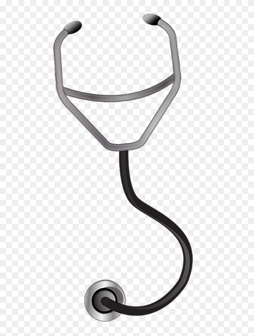 500x1050 Free Photos Stethoscope Search, Download - Stethoscope Clipart Black And White
