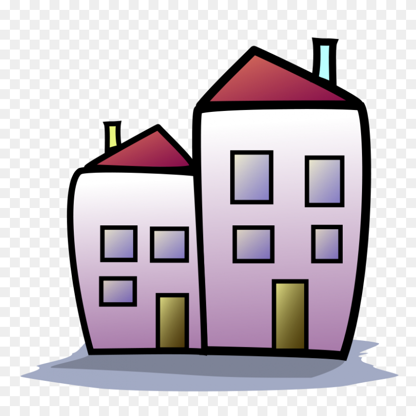 800x800 Free Picture Of A House - Floaties Clipart