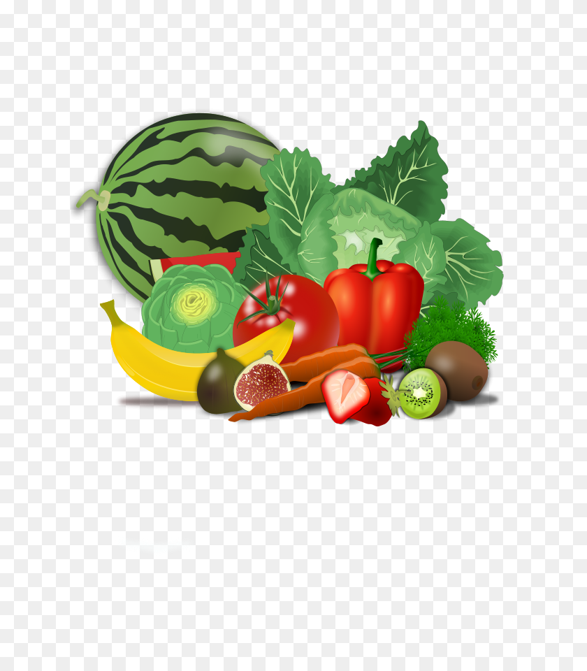 637x900 Free Picture Of Fruits - Watermelon Clipart Transparent