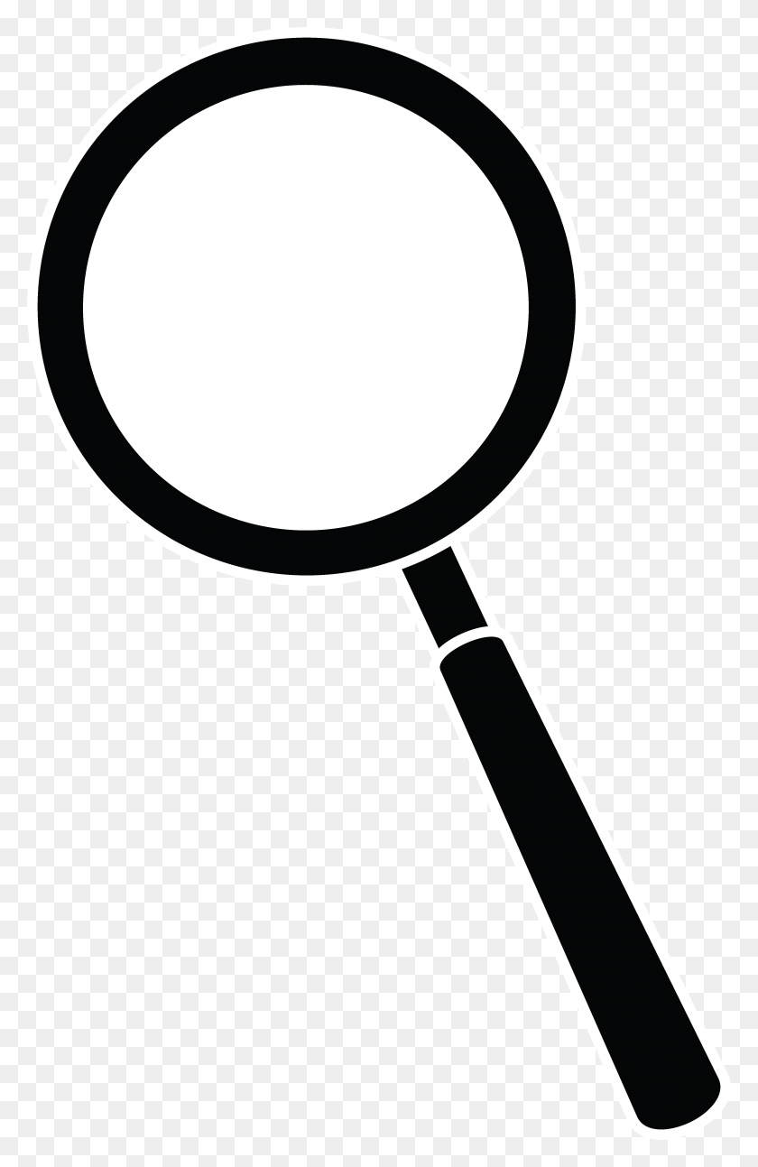 4166x6590 Free Pictures Of Magnifying Glasses - Success Clipart Black And White