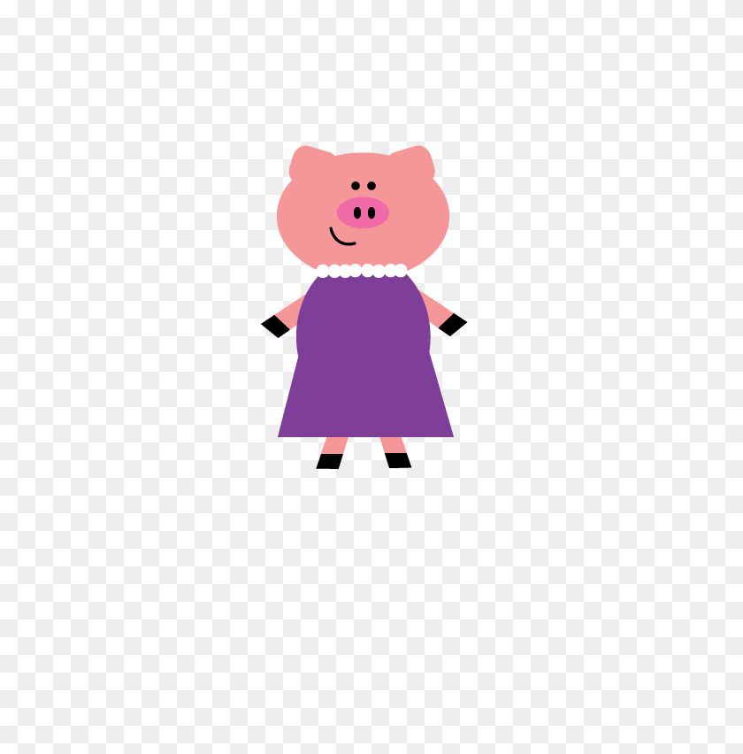 612x792 Free Pictures Of Pig - Super Mom Clipart