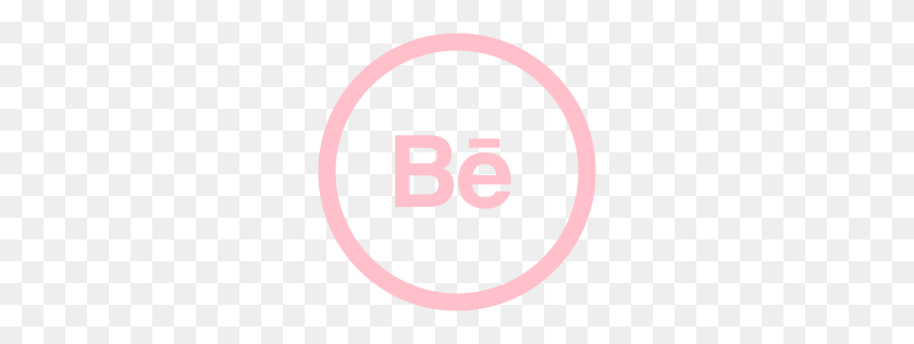 256x256 Free Pink Behance Icon - Behance Logo PNG