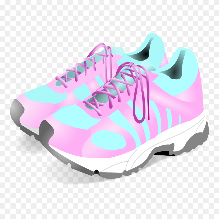 1200x1200 Free Pink Shoes Cliparts Download Clip Art Baby Tennis - Vans Shoes Clipart