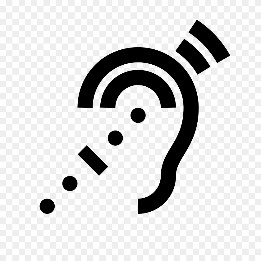 1600x1600 Прослушивание Уха Прозрачное Прослушивающее Ухо Png Изображения - Слушай Клипарт Черно-Белое