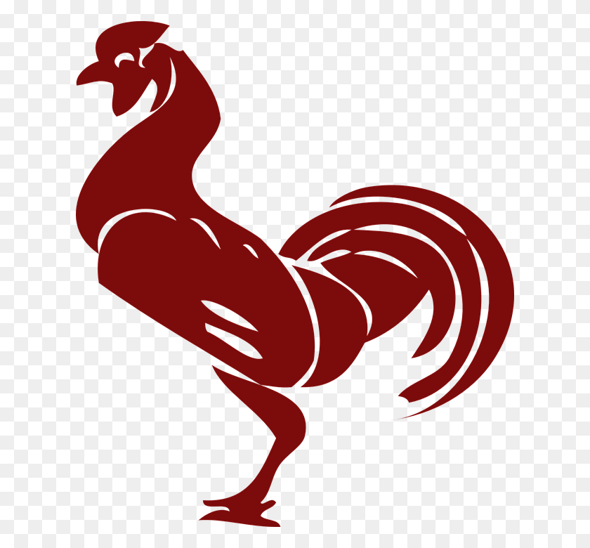 624x720 Free Png Rooster Transparent Rooster Images - Roster Clipart