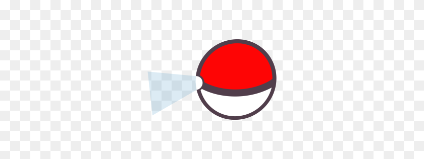 256x256 Free Pokemon, Poke Ball, Light, Game, Go Icon Download Png - Pokemon Ball PNG