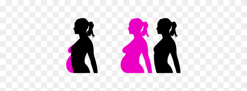 456x250 Free Pregnancy Silhouet Clipart And Vector Graphics - Pregnant Clipart Free