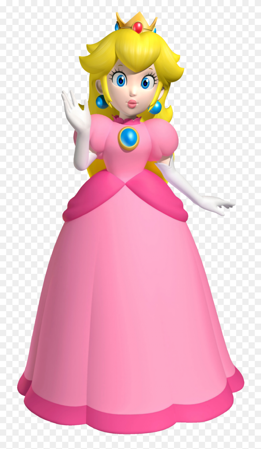 900x1596 Бесплатные Клипарты Принцессы Марио - Платье Принцессы