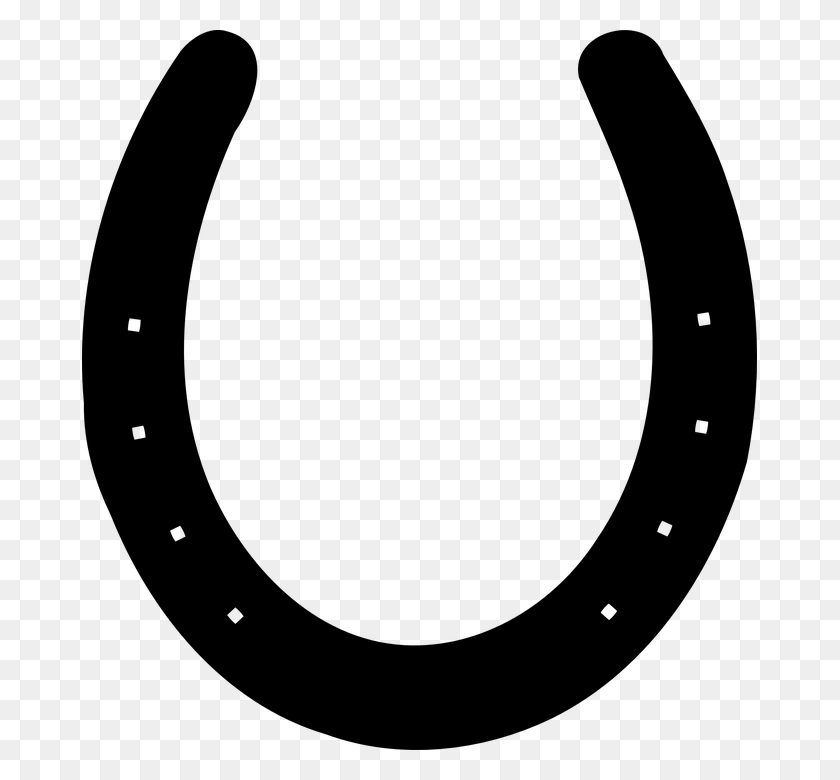 675x720 Free Printable Clip Art Horseshoes Download Them Or Print - Shoe Print Clipart Black And White