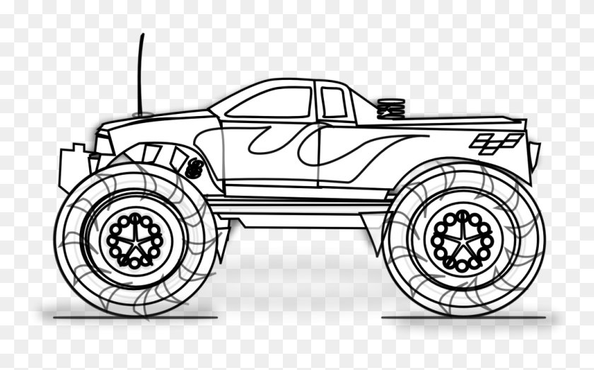 1024x608 Free Printable Monster Truck Coloring Pages For Kids Printable - Free Monster Truck Clip Art