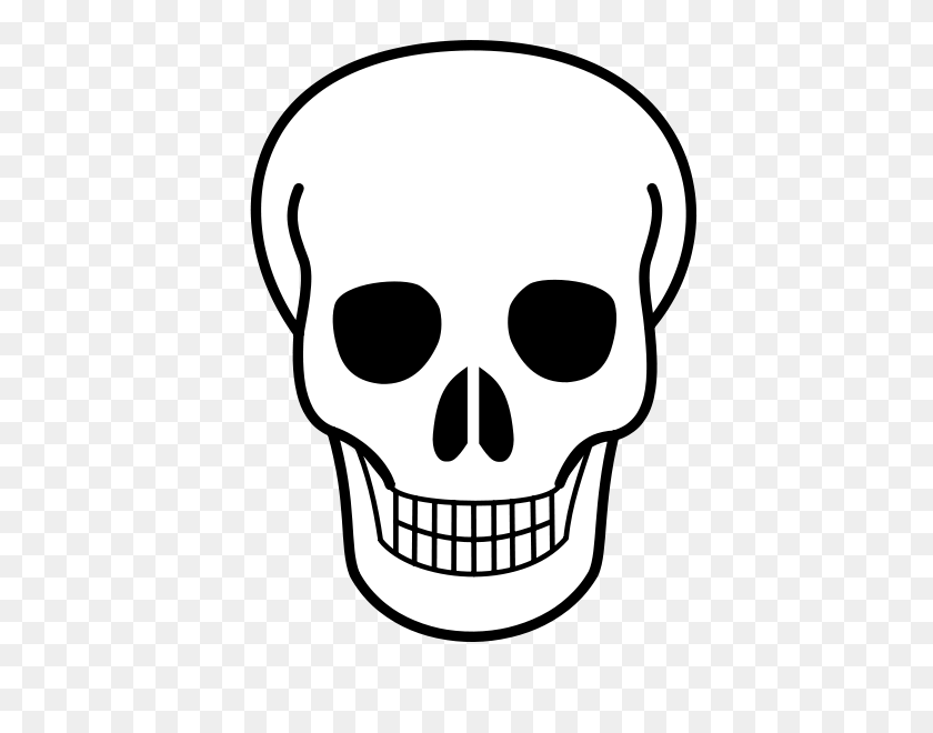 600x600 Free Printable Pictures Of Skulls Fileskull Icon - Sugar Skull Clipart Black And White