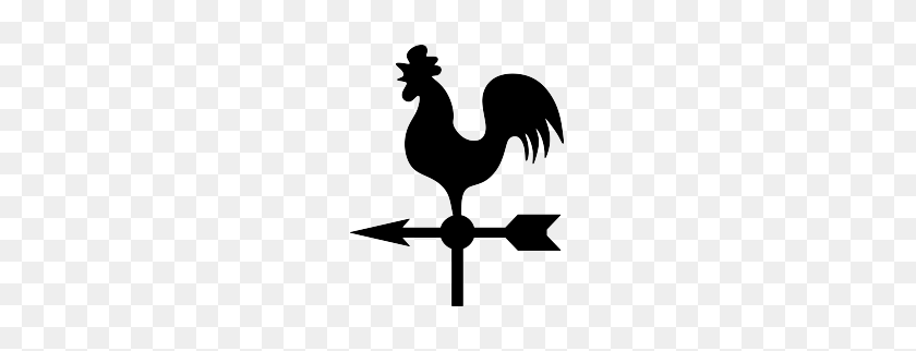 263x262 Free Printables - Rooster Weathervane Clipart