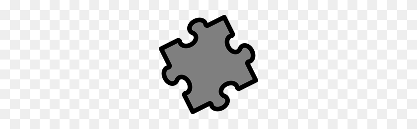 200x200 Puzzle Clipart Png, Iconos De Puzzle - Puzzle Clipart Blanco Y Negro