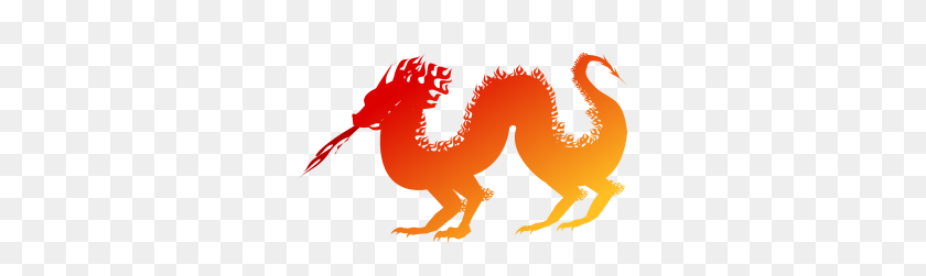 300x191 Free R Clipart Png, R Icons - Dragon Clipart PNG