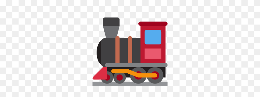 256x256 Free Railway, Train, Station, Emoj, Symbol Icon Download - Train Icon PNG