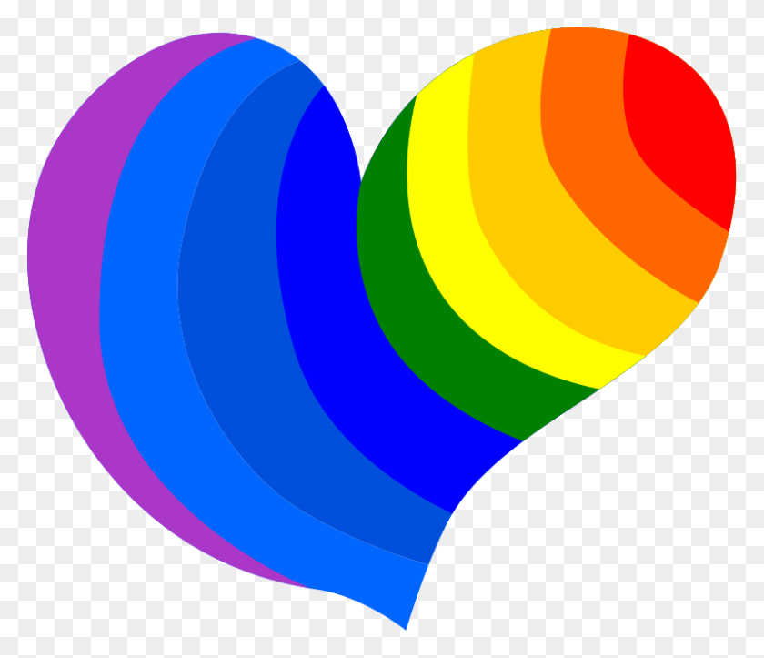 800x680 Free Rainbow Clipart - Rainbow Clipart Transparent